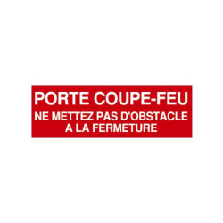 Panneau prévention incendie