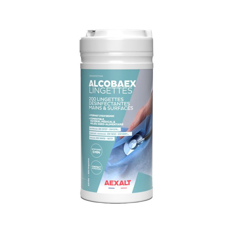 Lingettes désinfectantes Alcobaex