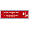 Plaquette signalétique