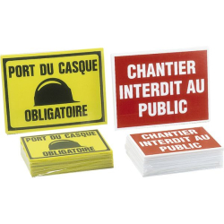 Panneau de chantier
