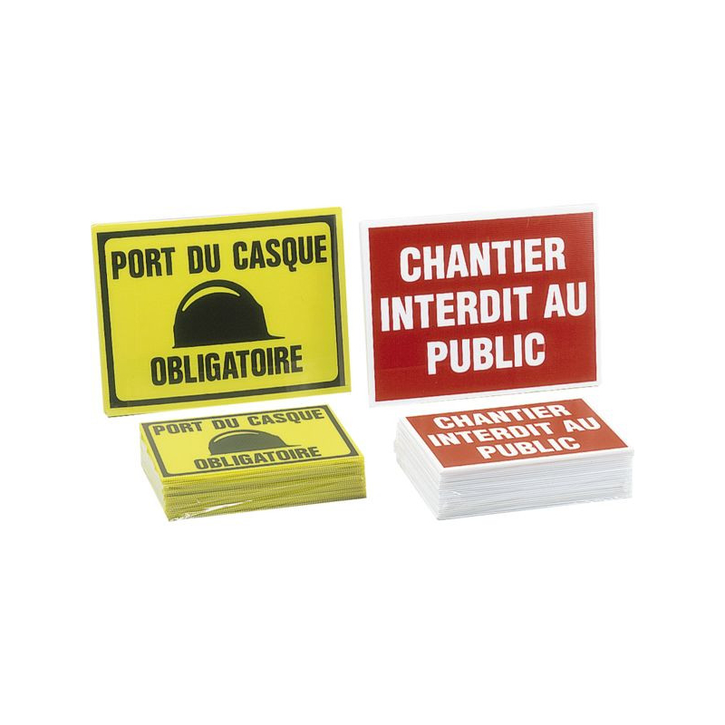 Panneau de chantier