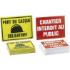 Panneau de chantier
