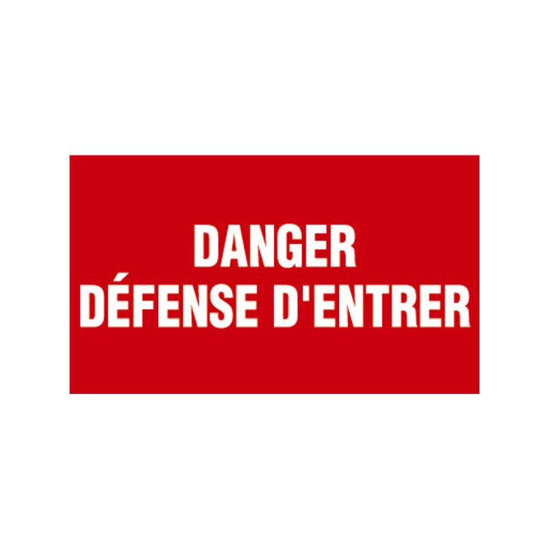 Panneau interdiction