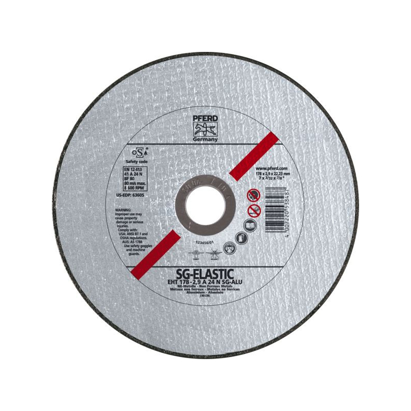 Disque à tronçonner alu SG