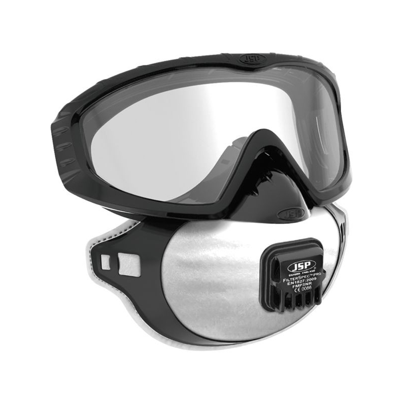 Lunettes-masque combinées avec un masque antipoussière Filterspec®