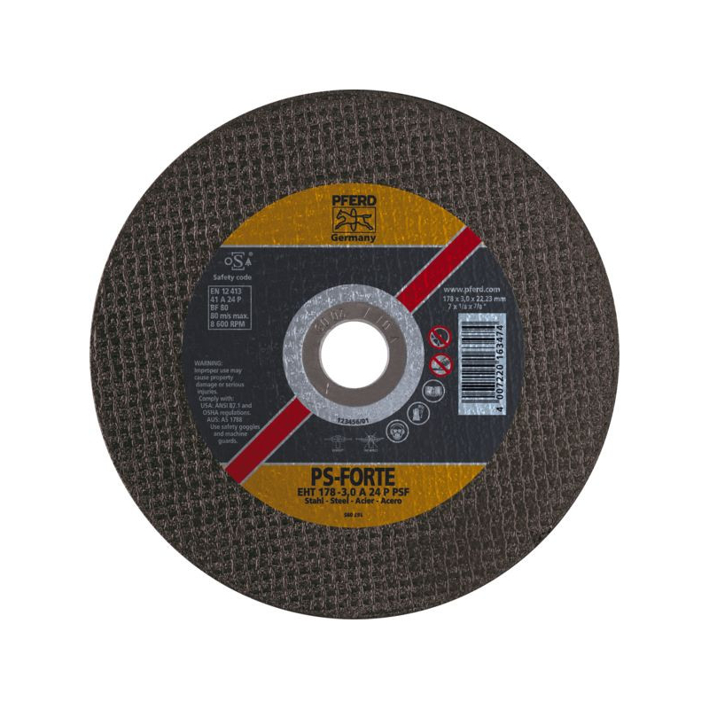 Disque à tronçonner acier PSF