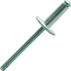 Rivet aluacier tête large