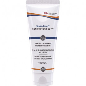 Lotion de protection cutanée UV à usage professionnel